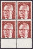 1970  Freimarken: Bundespräsident Gustav Heinemann