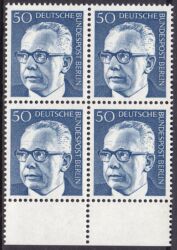 1970  Freimarken: Bundespräsident Gustav Heinemann