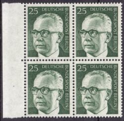 1971  Freimarken: Bundespräsident Gustav Heinemann