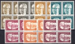 1972  Freimarken: Bundespräsident Gustav Heinemann