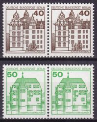 1980  Freimarken: Burgen & Schlösser aus Bogen