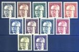 1970  Freimarken: Bundespräsident Gustav Heinemann