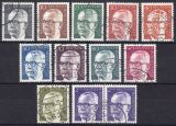 1970  Freimarken: Bundespräsident Gustav Heinemann
