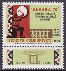 1970  Nationale Briefmarkenausstellung ANKARA 70