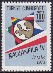 1973  Briefmarkenausstellung BALKANFILA IV