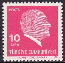 1981  Freimarke: Atatürk