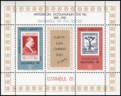 1981  Briefmarkenausstellung der Balkanländer