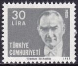 1981  Freimarke: 100. Geburtstag von Atatürk