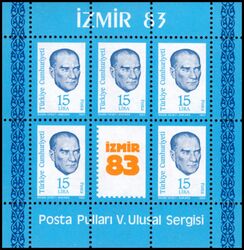 1983  Nationale Briefmarkenausstellung IZMIR `83