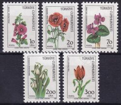 1984  Freimarken: Blumen