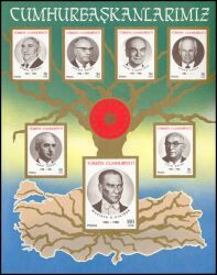 1987  Türkische Staatspräsidenten