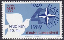 1989  40 Jahre Nordatlantikpakt (NATO)