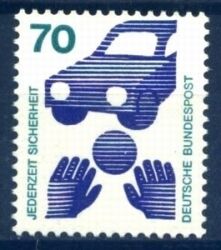 1973  Freimarken: Unfallverhtung