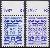 1987  Dienstmarken: Ornamente