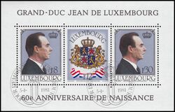 1981  60. Geburtstag von Großherzog Jean von Luxemburg