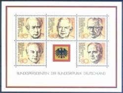 1982  Bundespräsidenten der BRD - Block