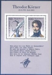 1991  Geburtstag von Theodor Körner - Block