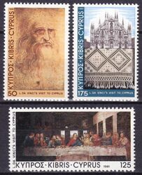 1981  Jahrestag des Besuchs von Leonardo da Vinci in Zypern
