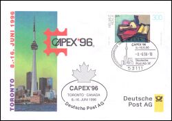 1996  Ausstellungsbeleg Nr. 15 - CAPEX Toronto