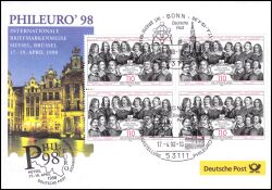 1998  Ausstellungsbeleg Nr. 27 - PHILEURO Brüssel