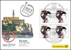 1998  Ausstellungsbeleg Nr. 29 - ISRAEL Tel Aviv