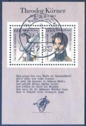 1991  Geburtstag von Theodor Körner - Block