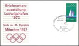 1972  Briefmarken werben für München 1972 -...
