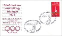 1972  Briefmarken werben für München 1972 - Erlangen