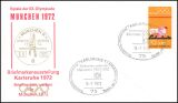 1972  Briefmarken werben fr Mnchen 1972 - Karlsruhe