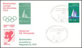 1972  Briefmarken werben für München 1972 - Regensburg