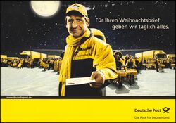 2007  Weihnachtskarte der Deutschen Post
