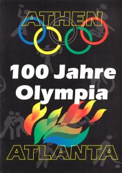 1996  Postamtliches Erinnerungsblatt - 100 Jahre Olympia