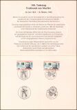 1996  Postamtliches Erinnerungsblatt - Ferdinand von Mueller