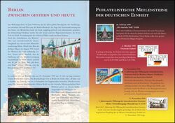 2000  Postamtliches Erinnerungsblatt - 10 Jahre Deutsche Einheit