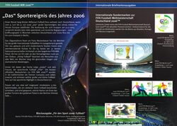 2006  Postamtliches Erinnerungsblatt - Fuball-WM
