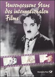 2001  Postamtliches Erinnerungsblatt - Internationale Filmschauspieler