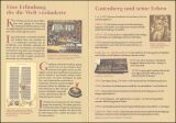 2000  Postamtliches Erinnerungsblatt - Johannes Gutenberg...
