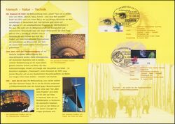 2000  Postamtliches Erinnerungsblatt - EXPO 2000