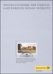 2002  Treuegabe der Deutschen Post - Kulturerbe