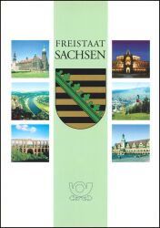 1994  Werbekarte der Deutschen Post - Sachsen