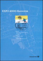 2000  Sonderblatt - EXPO 2000 in Hannover