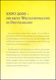 2000  Sonderblatt - EXPO 2000 in Hannover