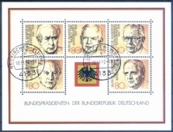 1982  Bundespräsidenten der BRD - Block