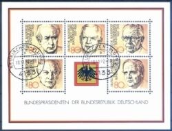 1982  Bundesprsidenten der BRD - Block