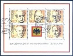 1982  Bundespräsidenten der BRD - Block
