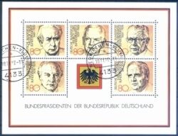 1982  Bundesprsidenten der BRD - Block