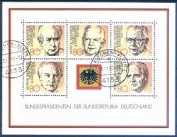 1982  Bundespräsidenten der BRD - Block
