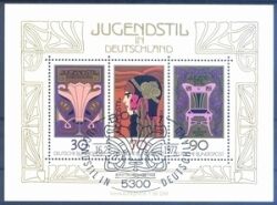 1977  75 Jahre Jugendstil in Deutschland - Block