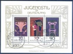 1977  75 Jahre Jugendstil in Deutschland - Block