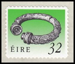 1991  Freimarke: Irische Kunstschätze